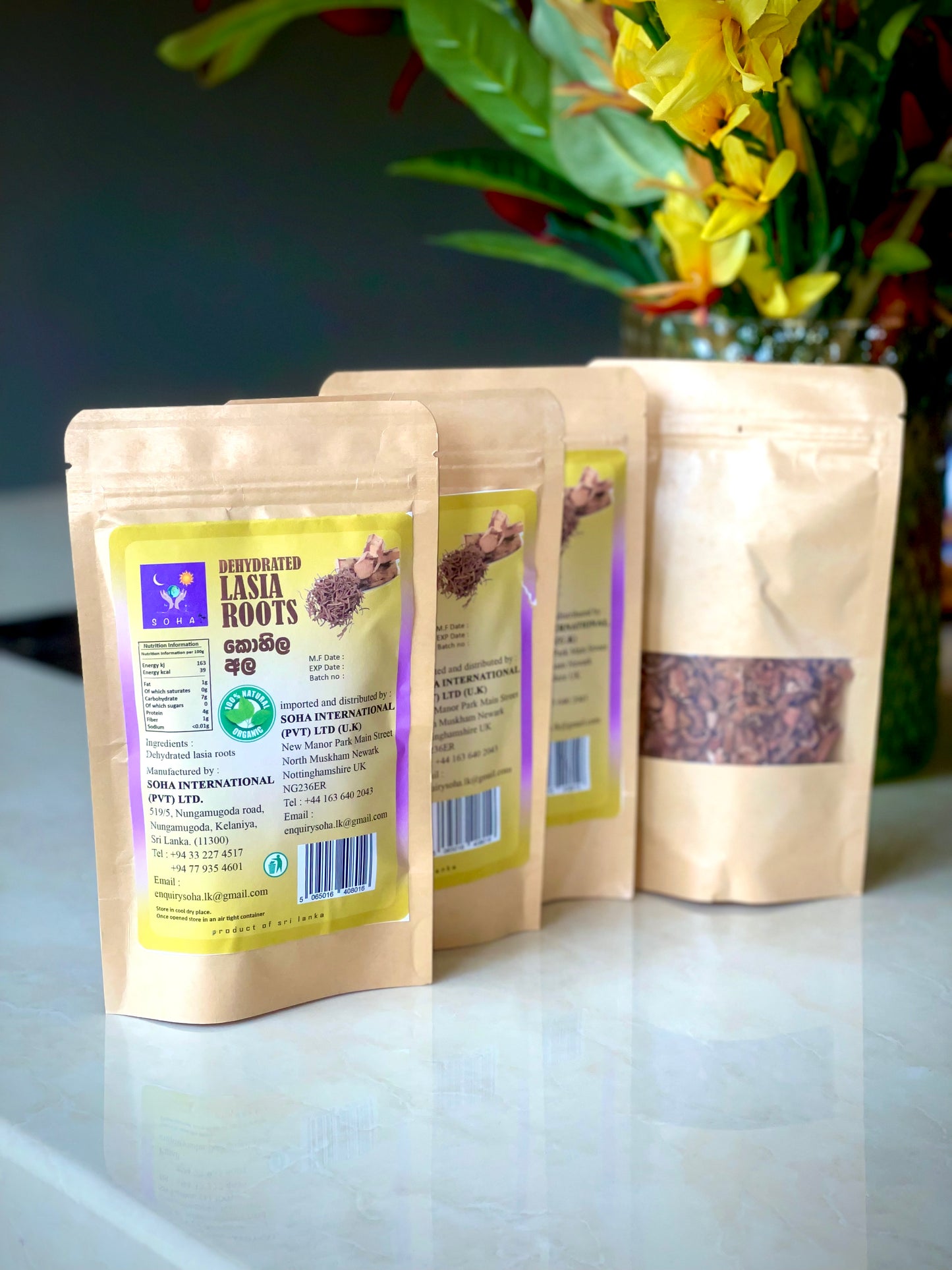 Dehydrated Lasia Roots